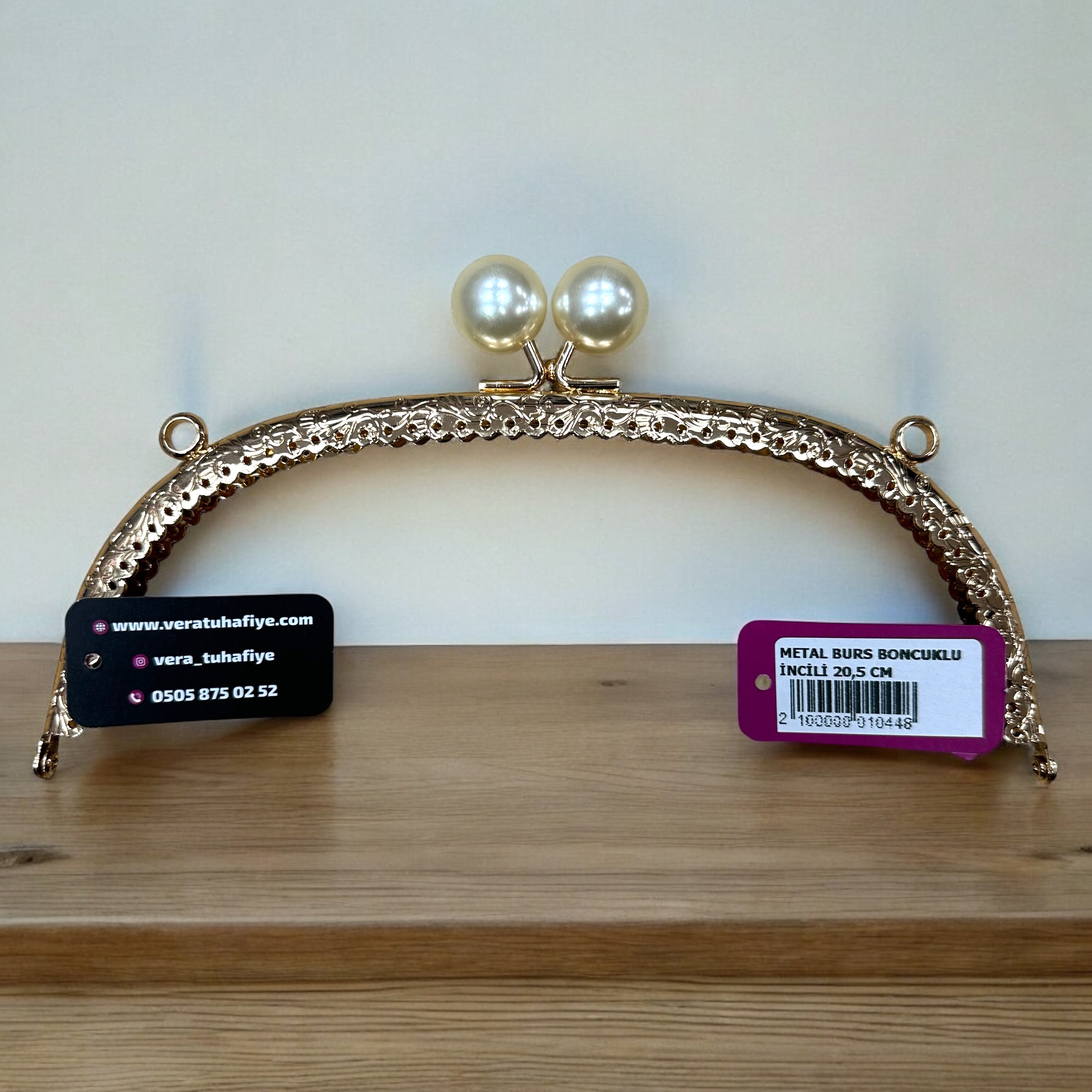 20.5 CM DİKMELİ BONCUKLU